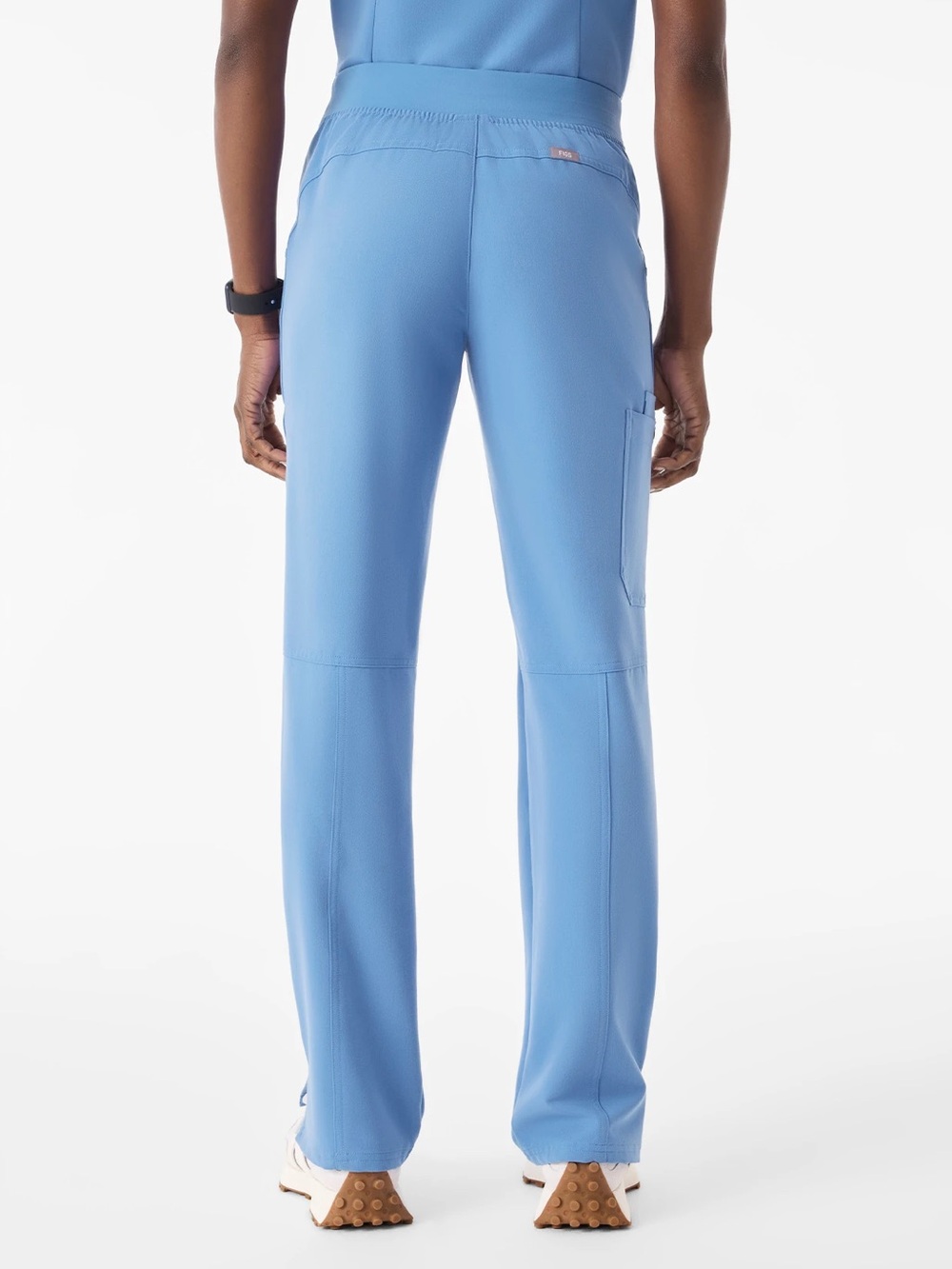 Figs Kade Straight Leg Scrub Pants Ceil Blue Size Small - Picture 2 of 5
